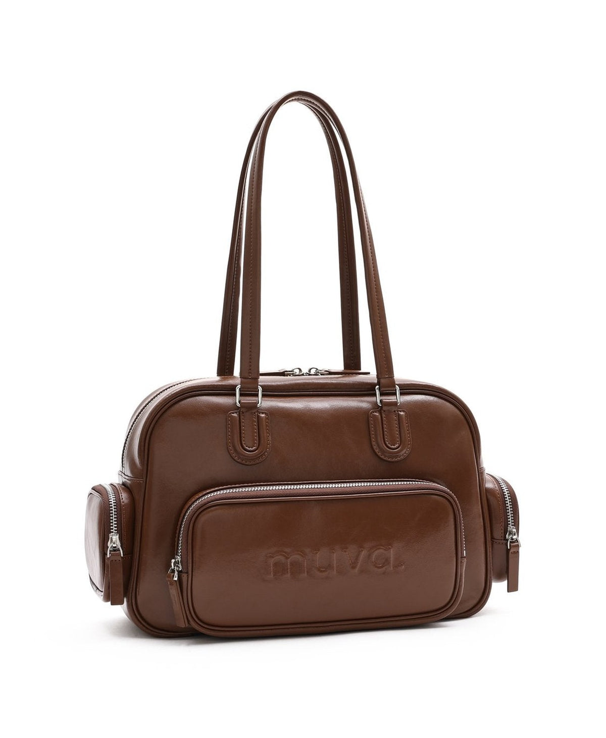 BoBo Citywalk Shoulder Bag in Caramel Brown, product view 3