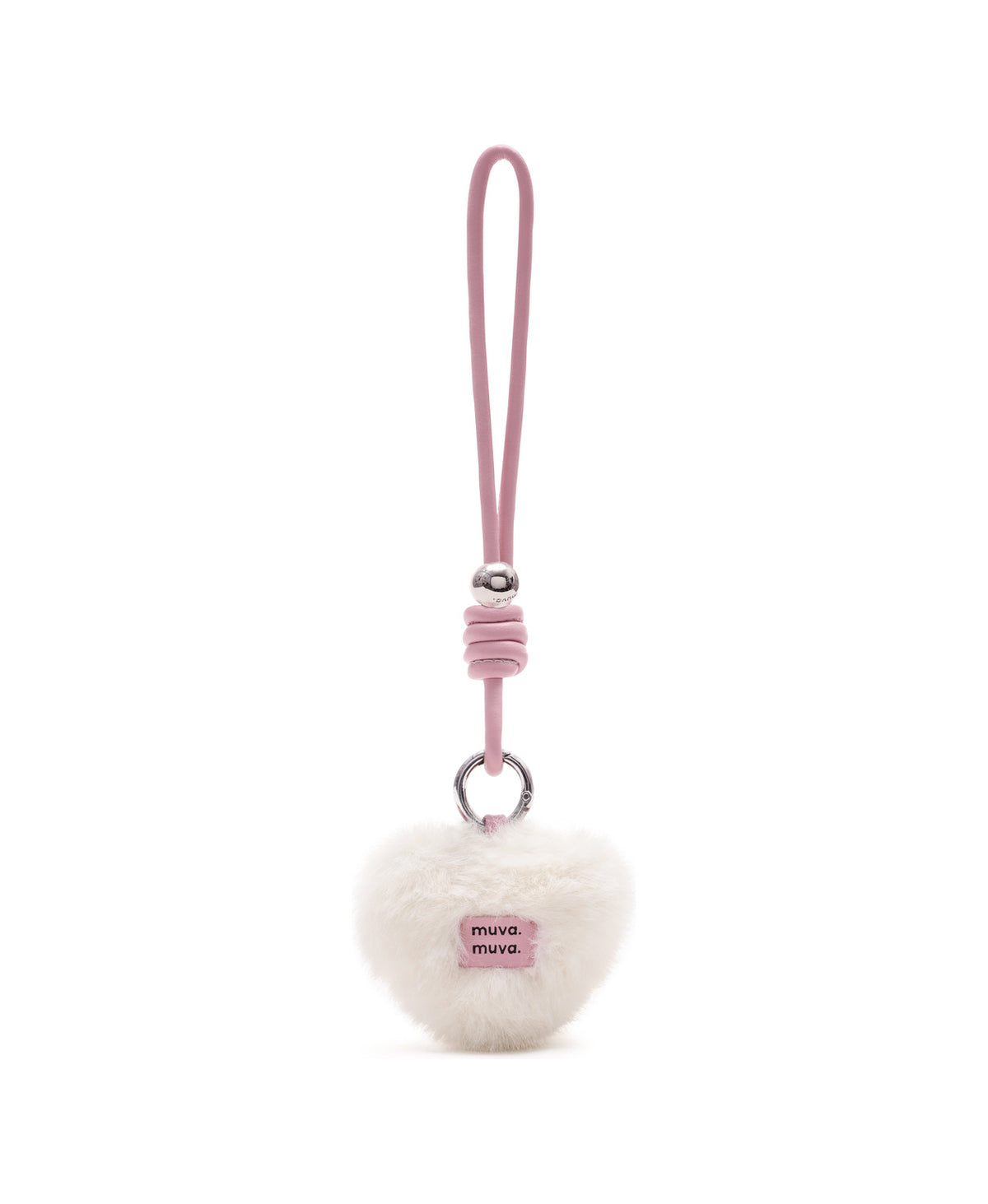 Plush Heart Charm · Cherry Blossom Pink