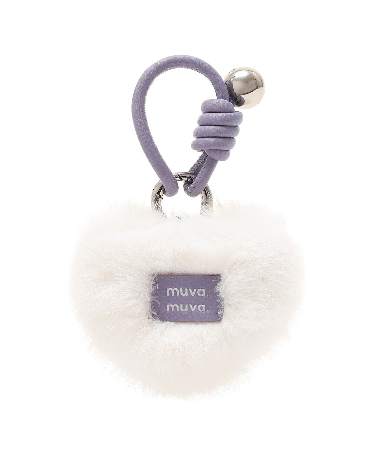 Plush Heart Charm · Short · Purple Yam