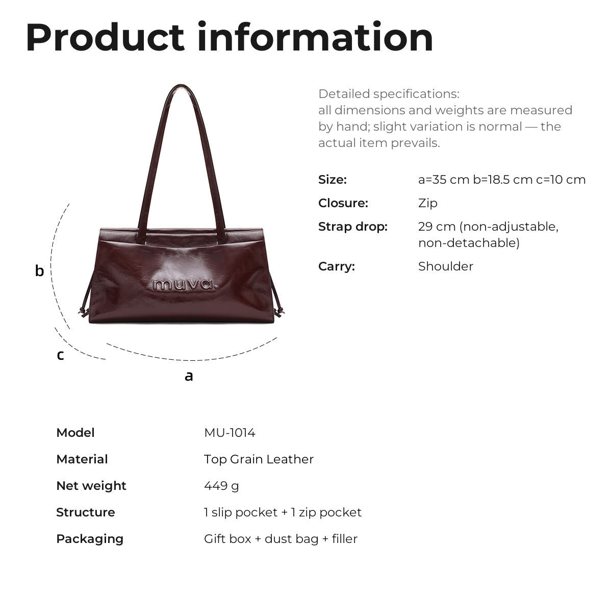 MU-1014 Product information