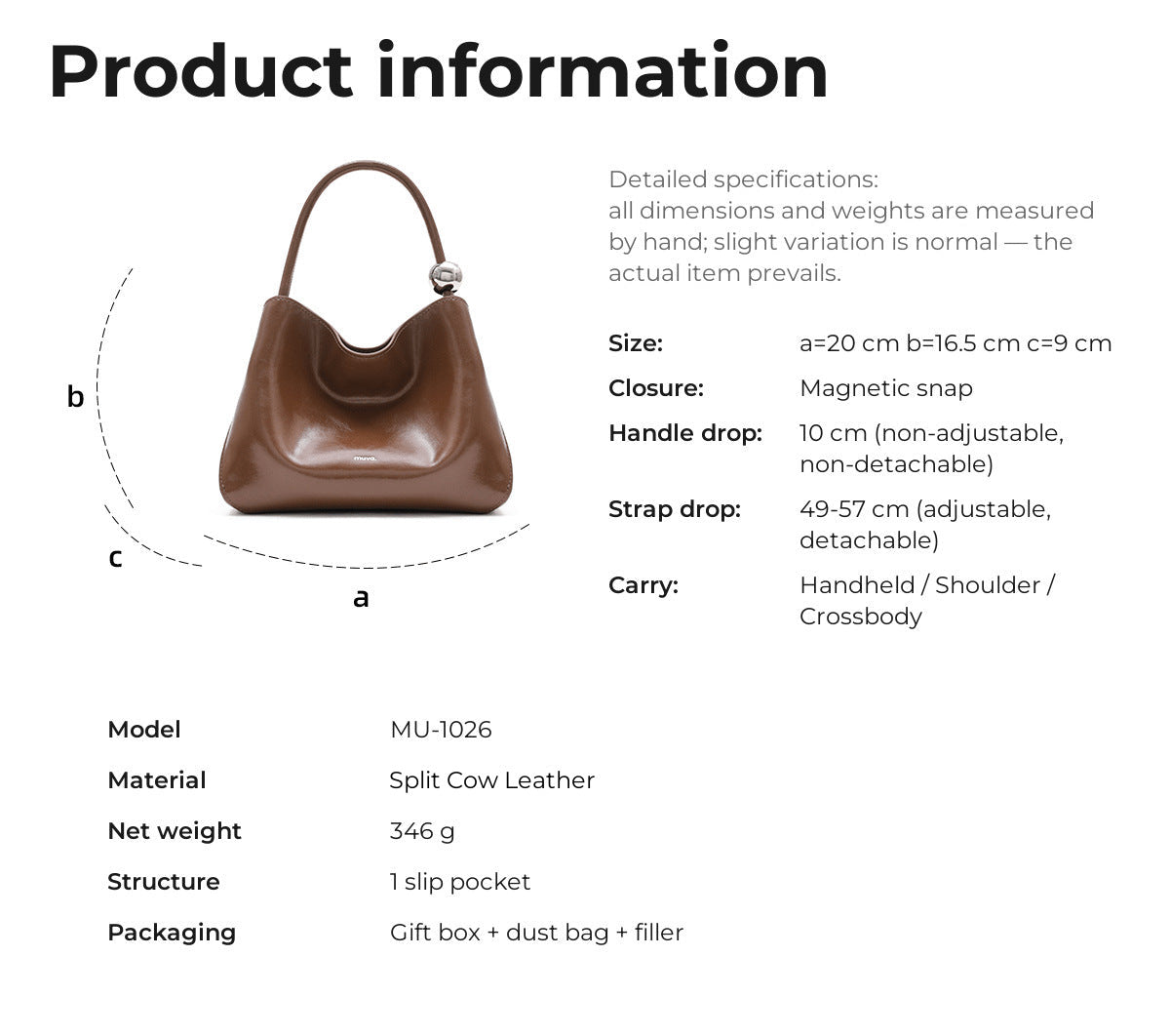MU-1026 Product information