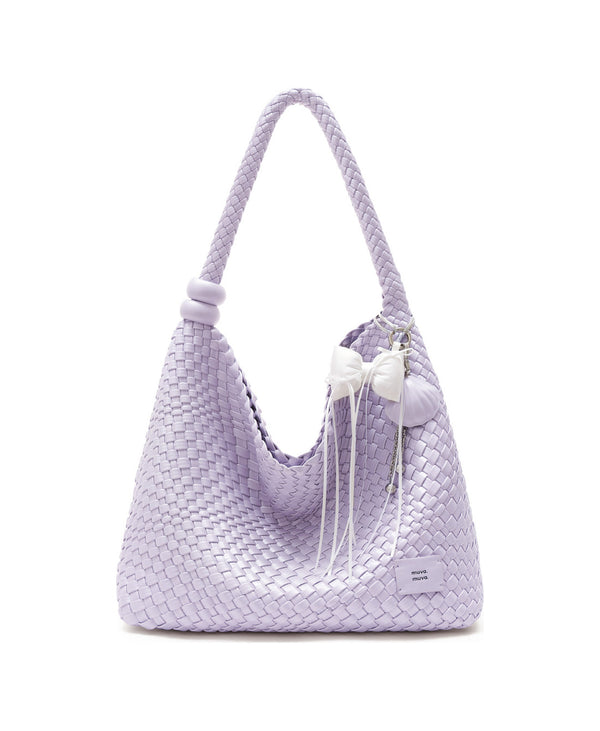 ZhuZhu Woven Shoulder Bag · Pearl · Pearl Purple