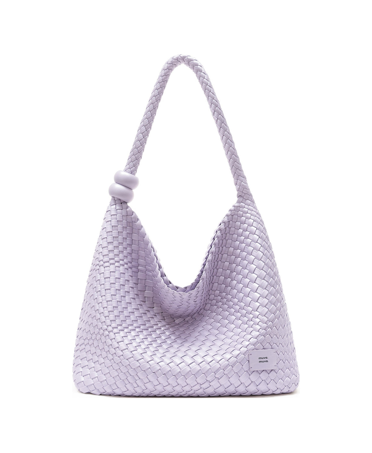 ZhuZhu Woven Shoulder Bag · Pearl in Pearl Purple