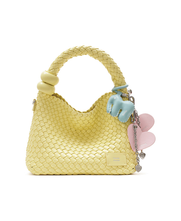 ZhuZhu Woven Bag · Creamy Yellow