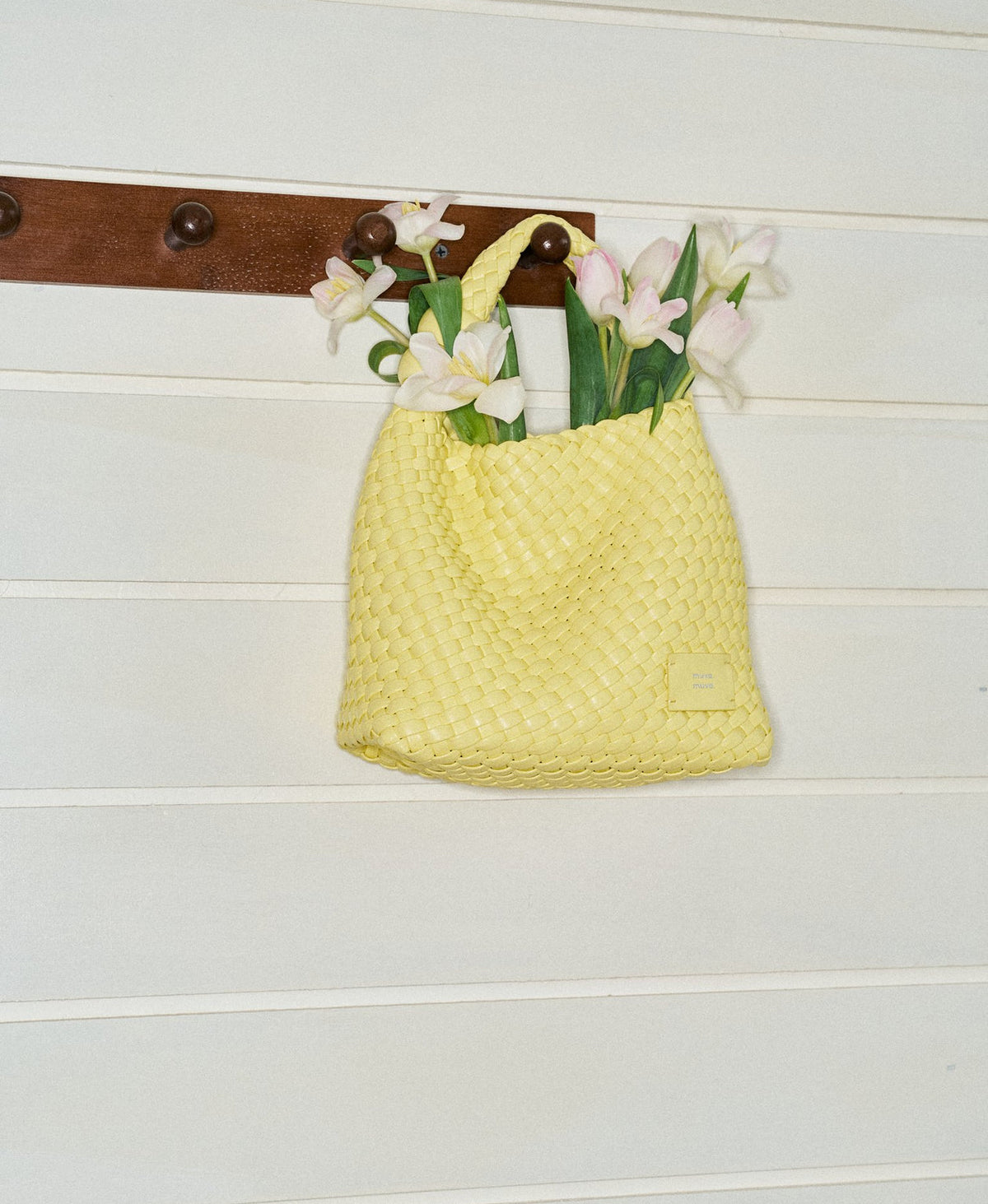 ZhuZhu Woven Bag · Creamy Yellow