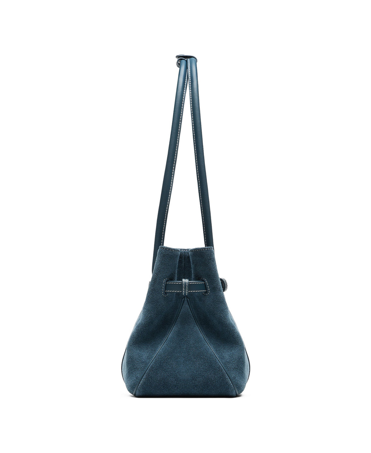 Hopscotch Tales Garden Tote Bag · Suede in Denim Blue, product view 6