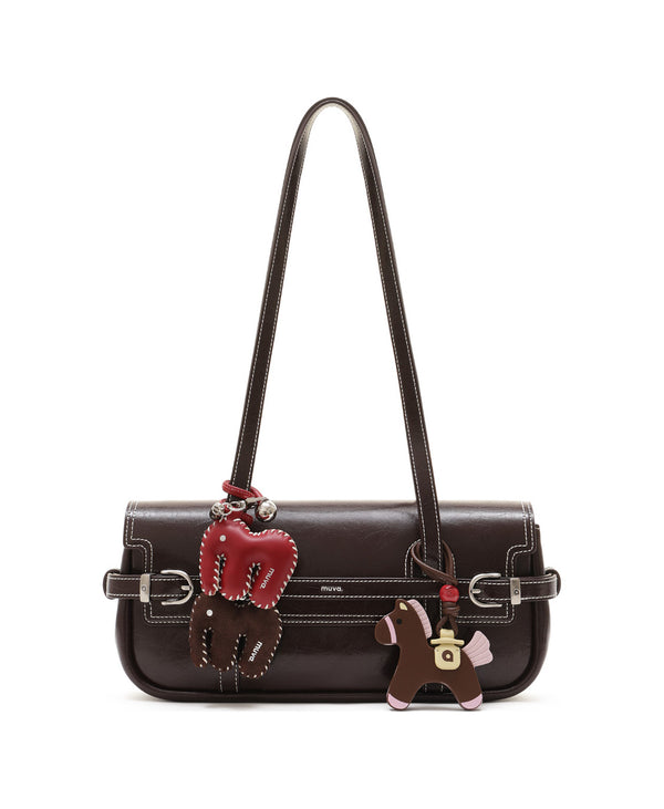 Hopscotch Tales Hopscotch Baguette Bag · Chocolate Brown