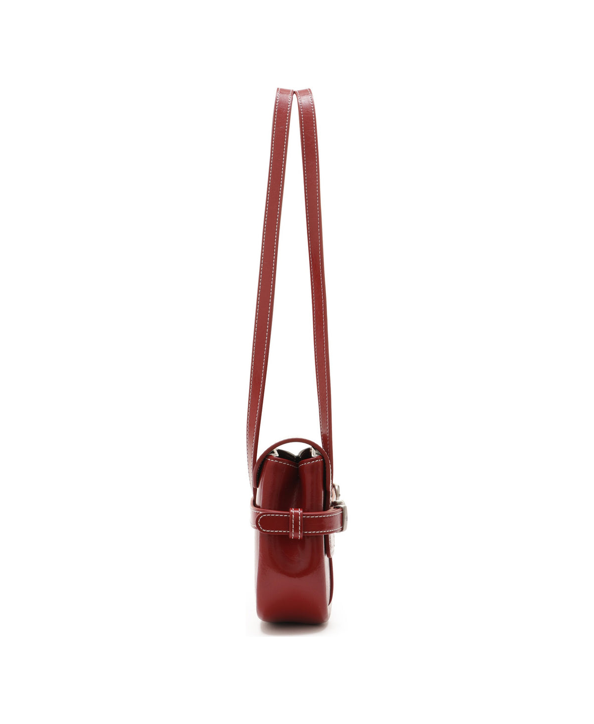 Hopscotch Tales Hopscotch Baguette Bag in Red, product view 9