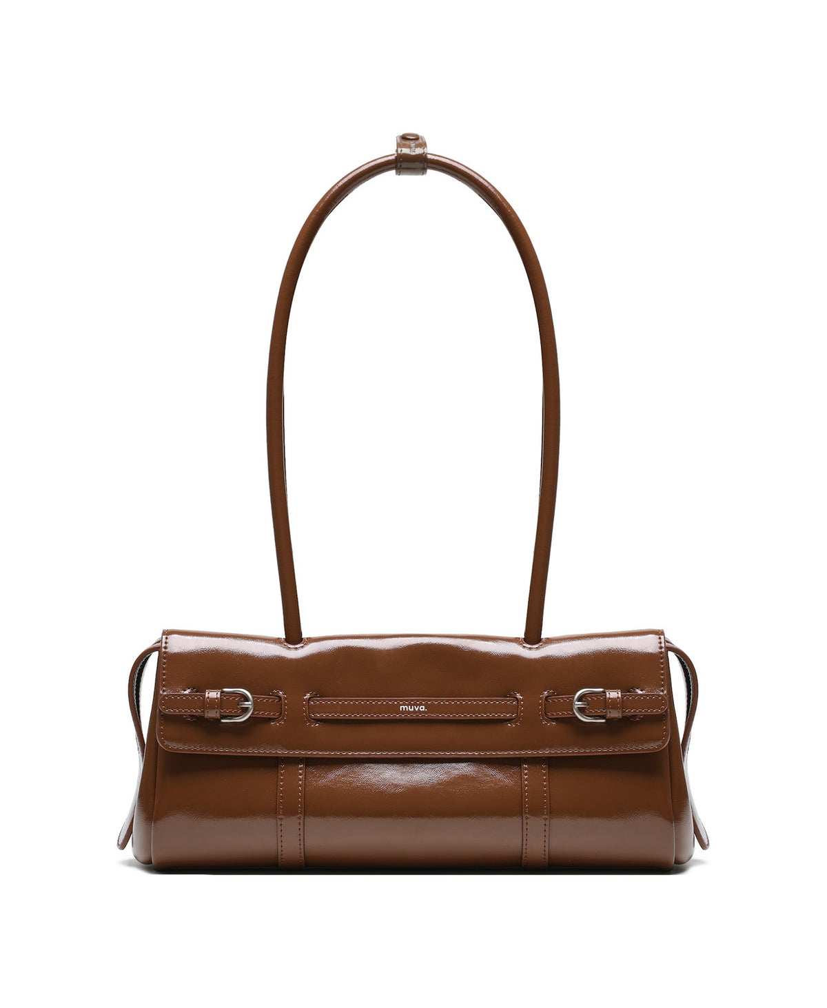 Hopscotch Tales Garden Shoulder Bag · Gloss in Caramel Brown