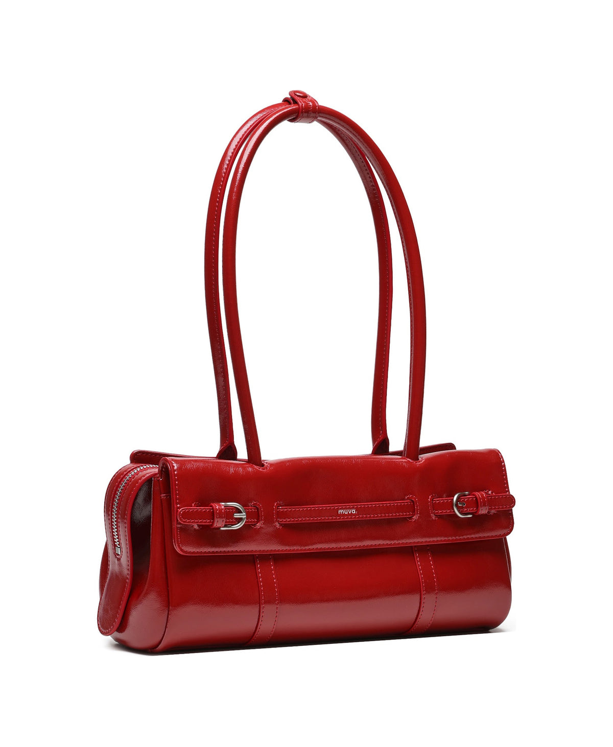 Hopscotch Tales Garden Shoulder Bag · Gloss in Red, product view 9