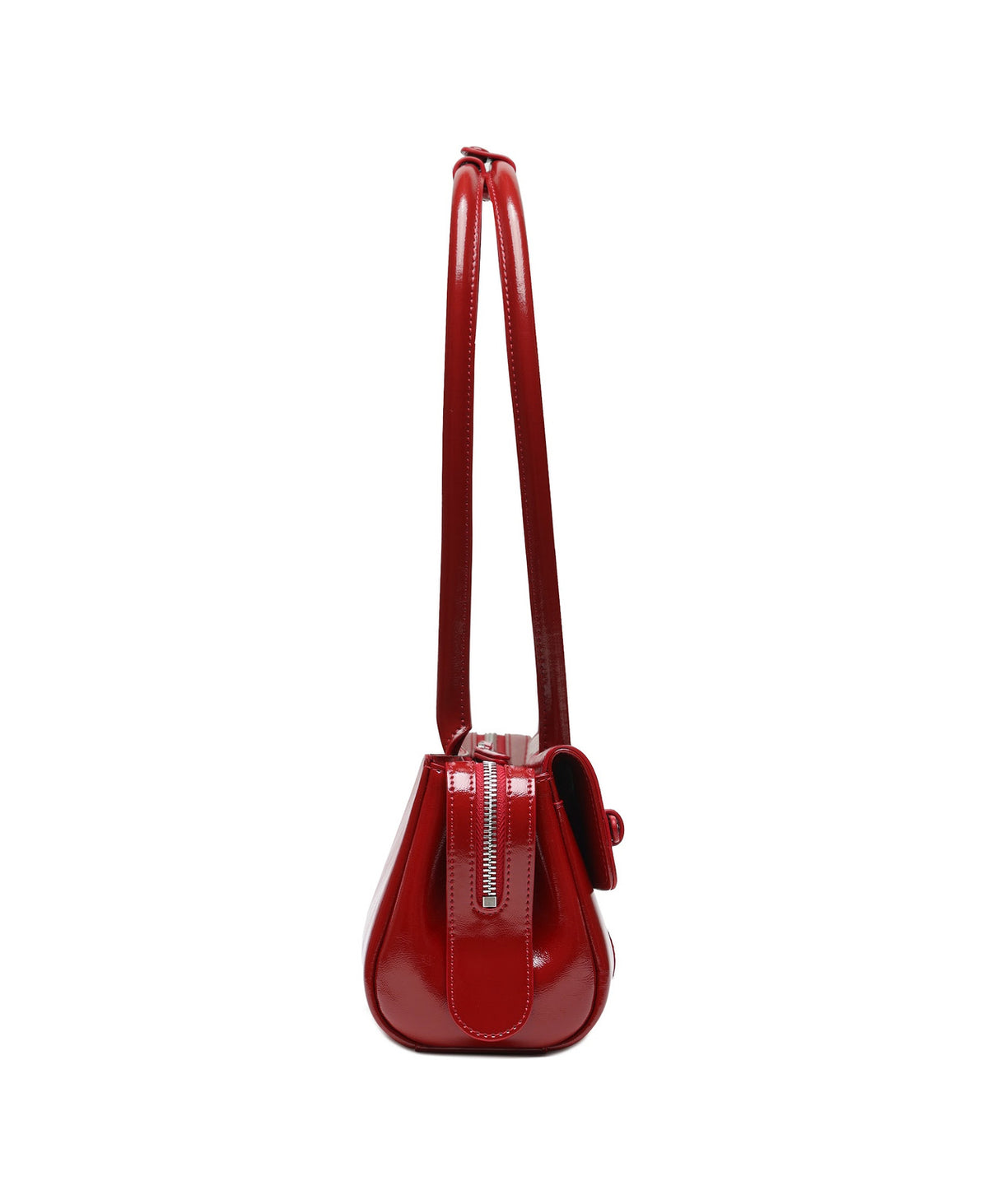 Hopscotch Tales Garden Shoulder Bag · Gloss in Red, product view 10