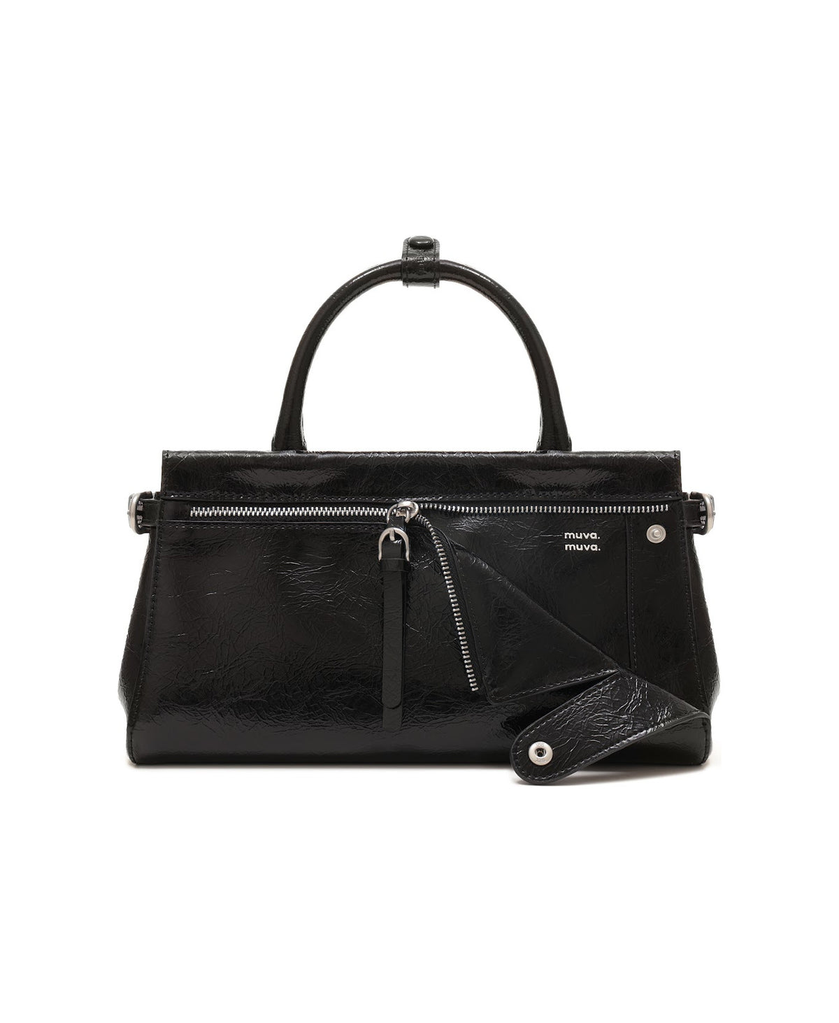 Free Spirit Flap Bag in Black