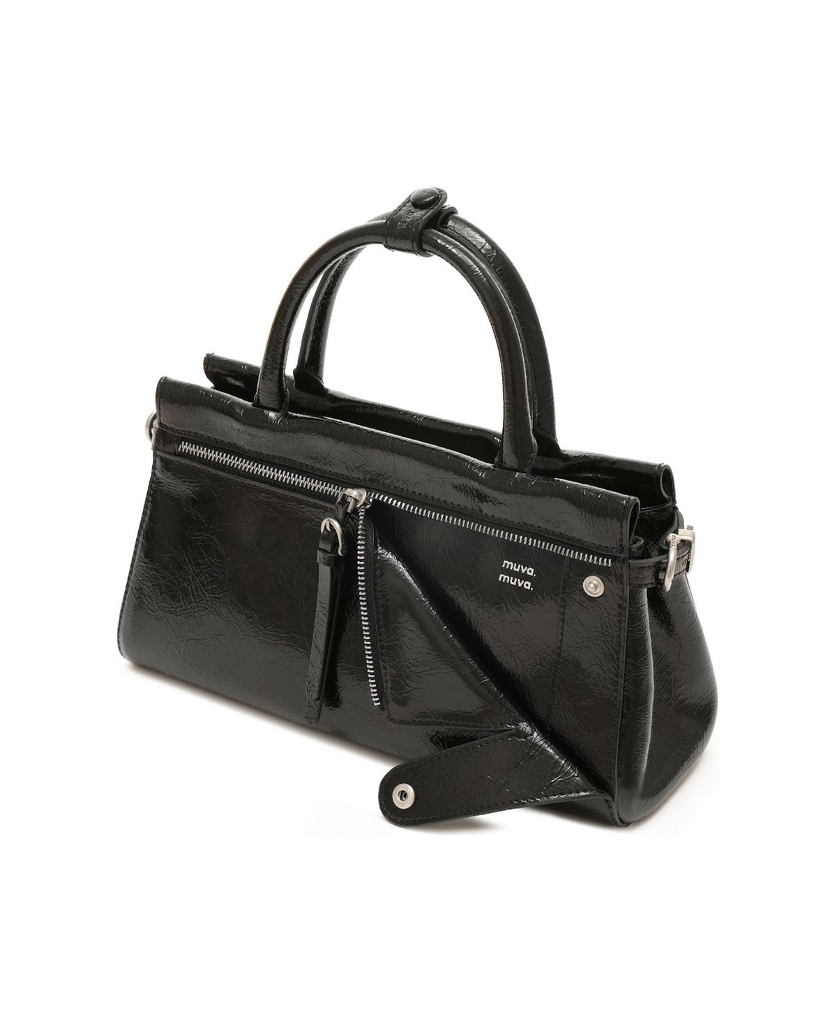 Sweet Cool Free Spirit Flap Bag in Black, product view 10