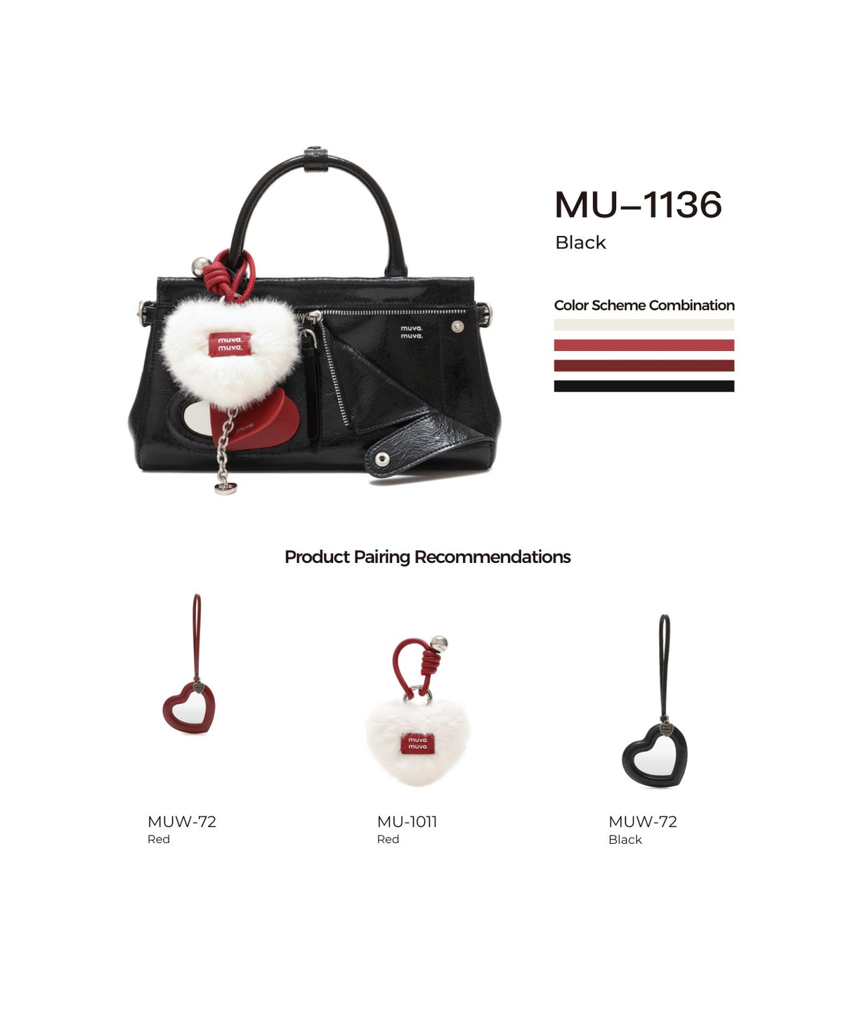 Sweet Cool Free Spirit Flap Bag · Black with its matching charms: official pairing guide