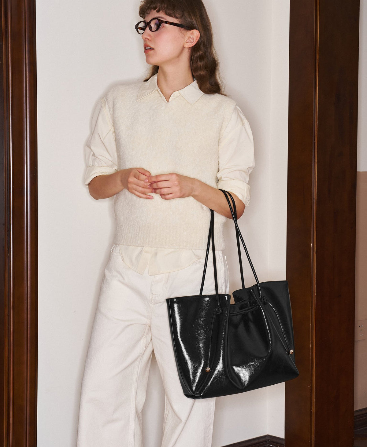 Happy Gathering Stack Bag · Black