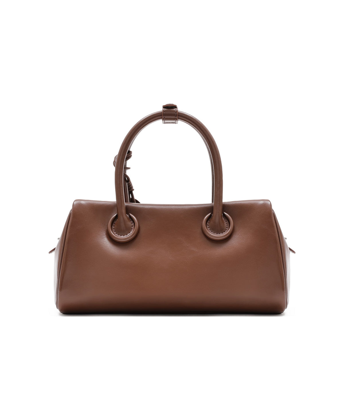 Bakery Pretzel Bag in Caramel Brown, product view 4