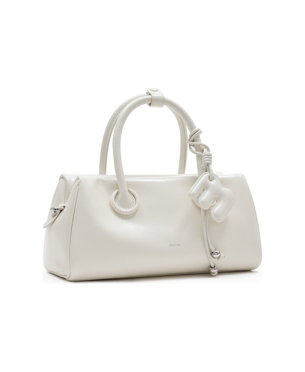 Bakery Pretzel Bag in Milkshake White, product view 3