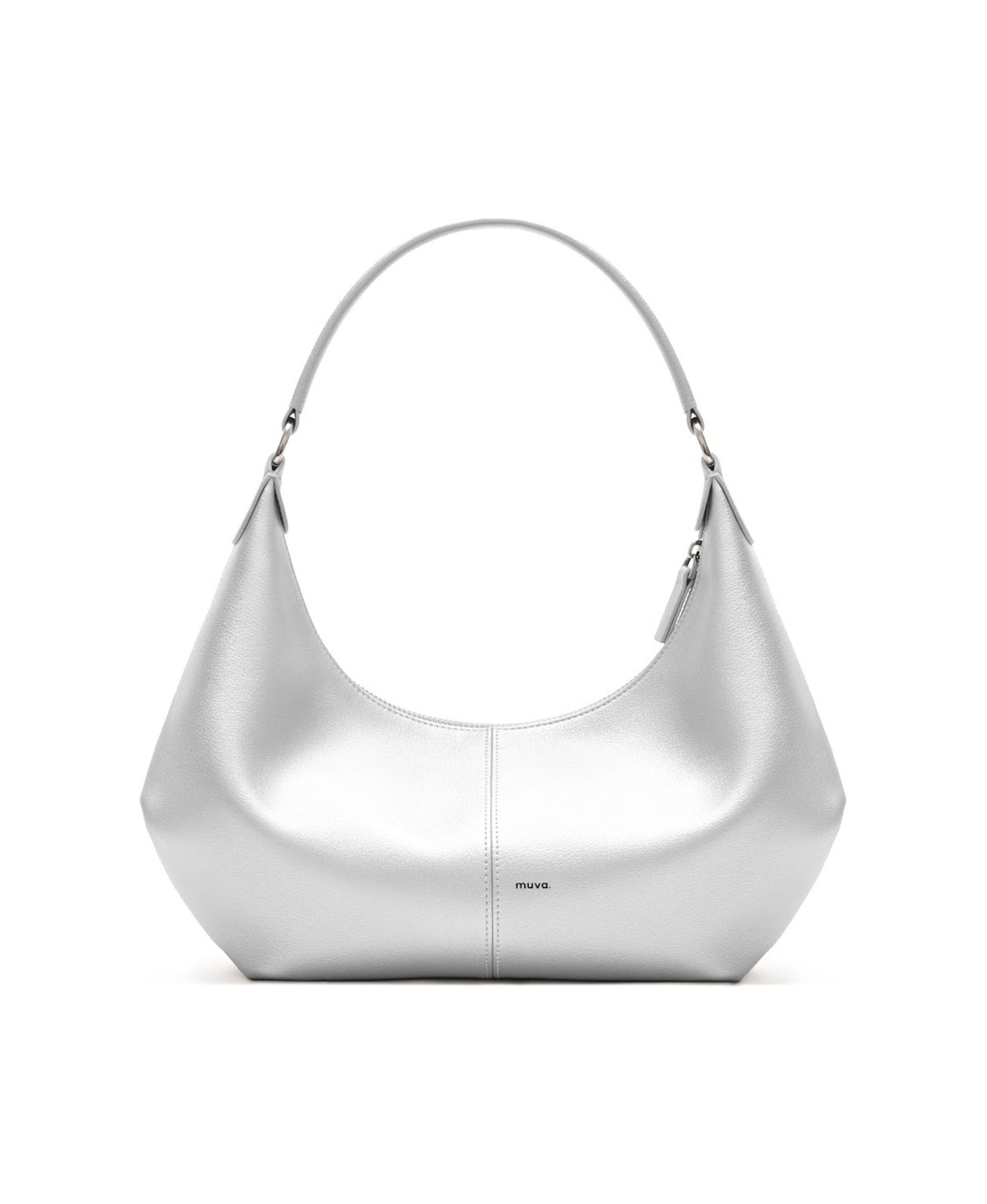 Half Moon Bag in Moon Rock Silver