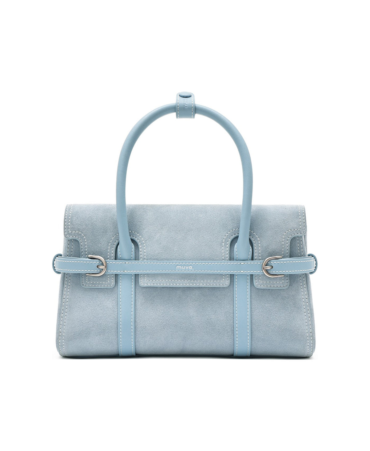 Hopscotch Tales Hopscotch Bag · Pastel Suede in Sea Salt Blue, product view 7