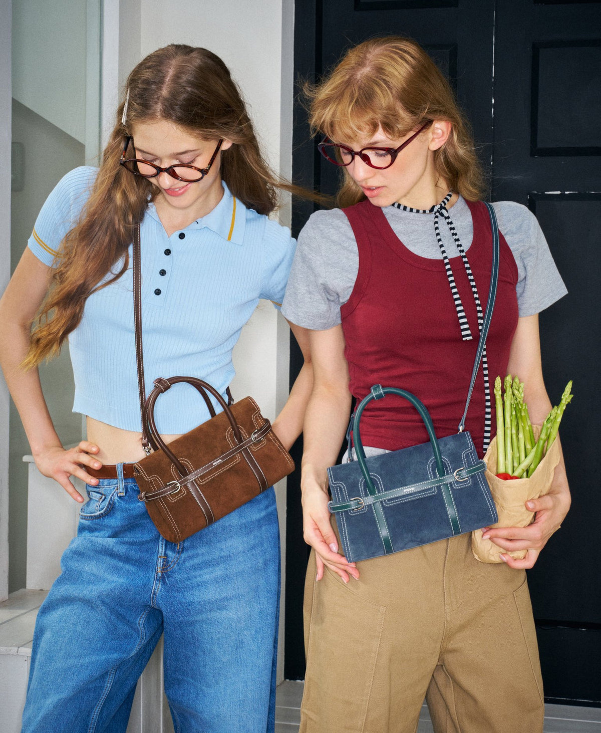 Hopscotch Tales Hopscotch Bag · Suede · Caramel Brown
