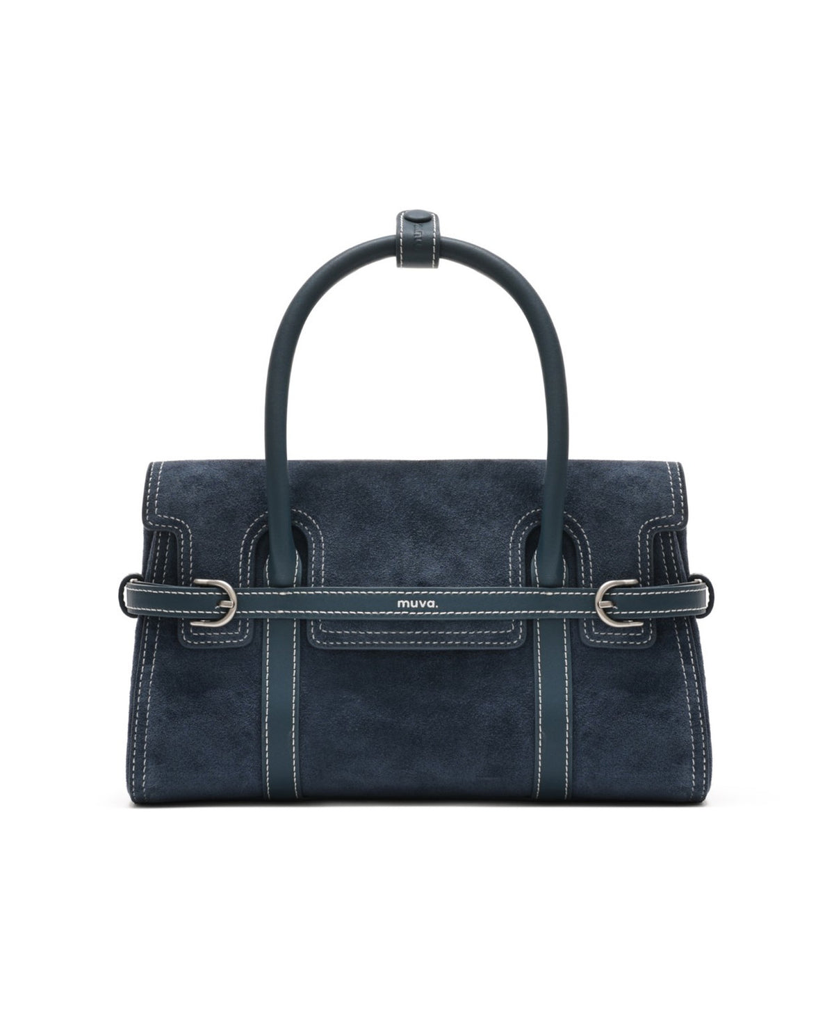 Hopscotch Tales Hopscotch Bag · Suede in Denim Blue