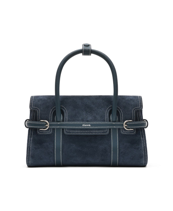Hopscotch Tales Hopscotch Bag · Suede · Denim Blue