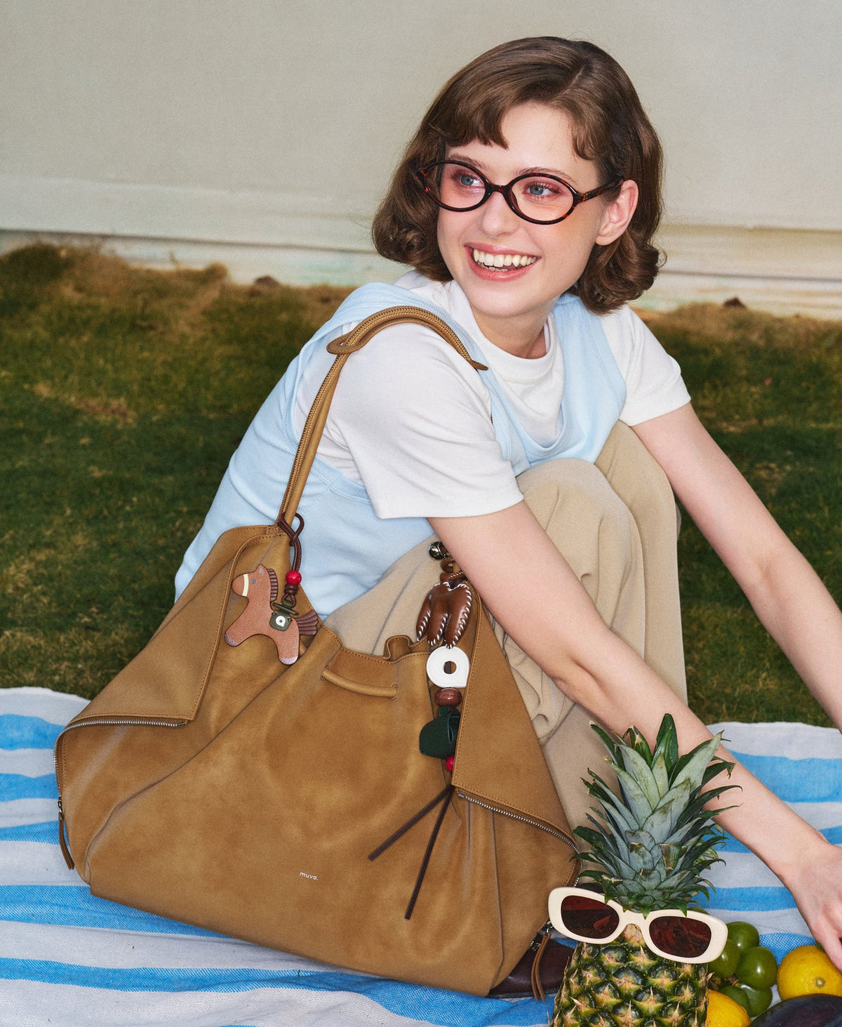Companion Stroll Soft Tote · Sugar