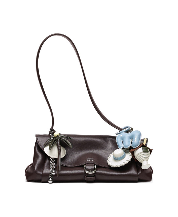 Paradise Pleat Bag · Chocolate Brown