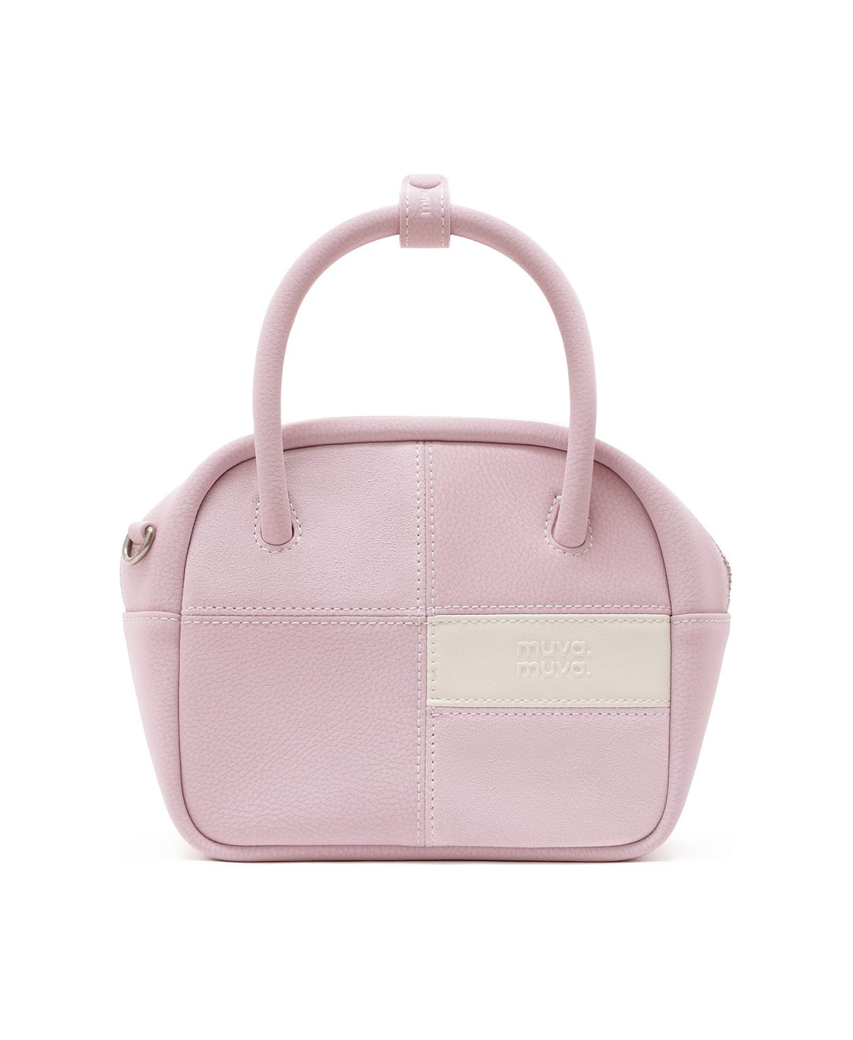 Puzzle Tofu Bag in Soft Pink, product view 8