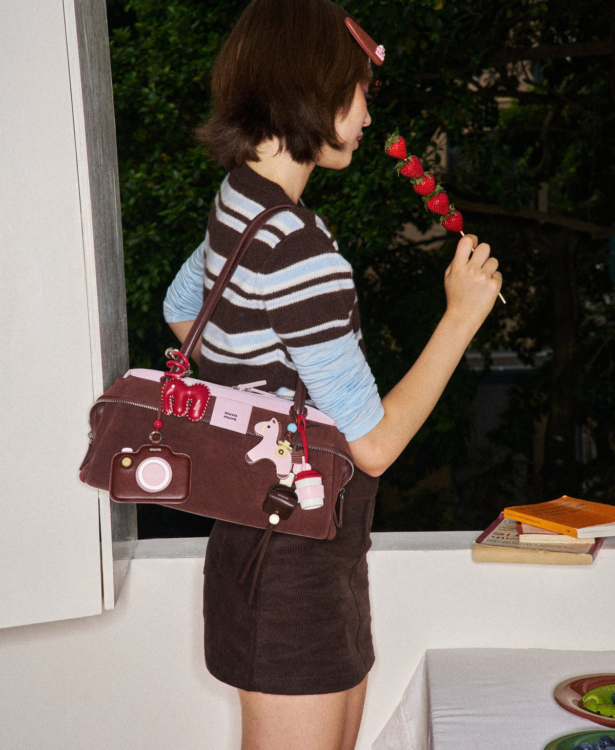 Sweet Layers Shoulder Bag · Berry Truffle