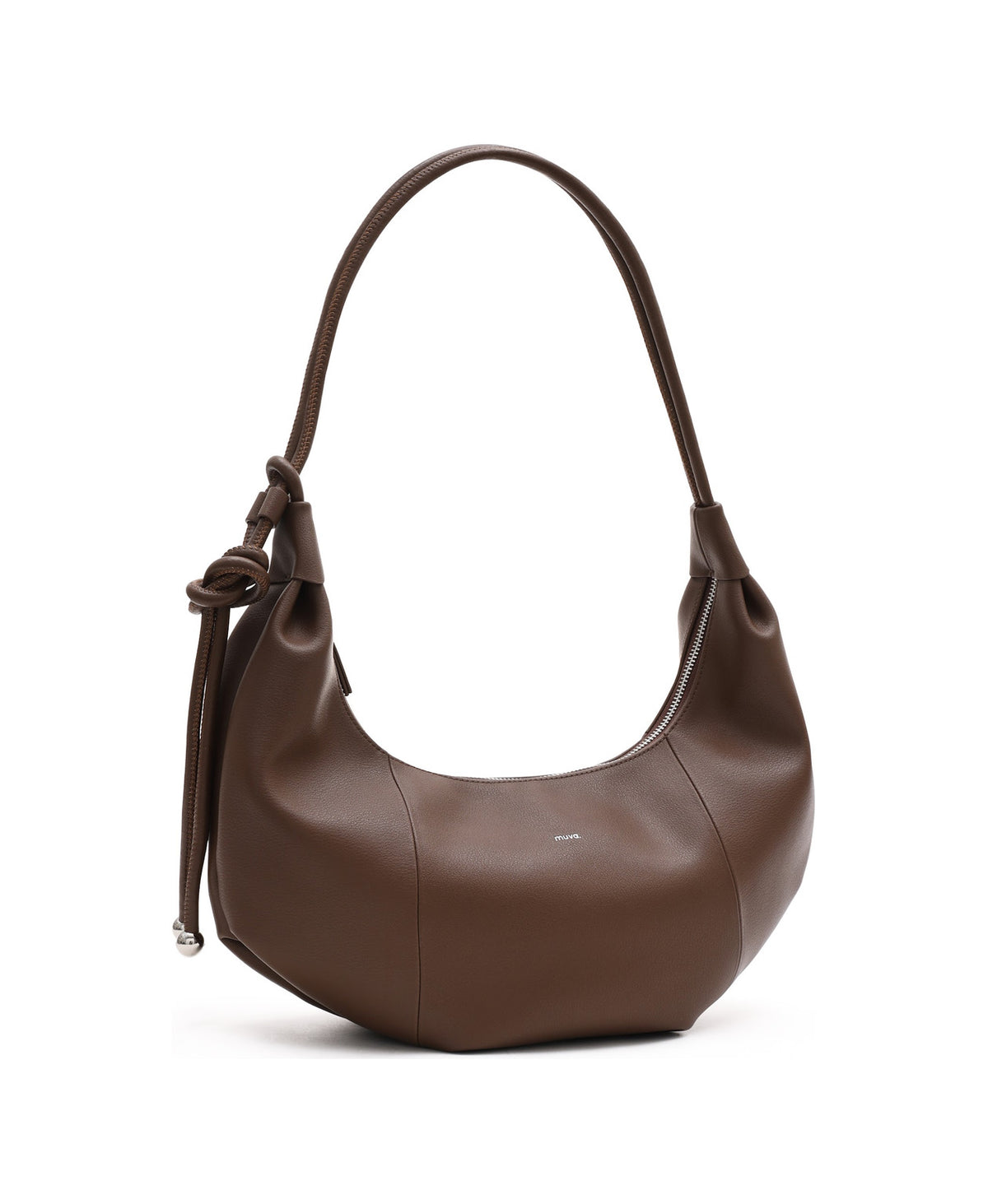 Jingle Croissant Bag in Latte Brown, product view 3