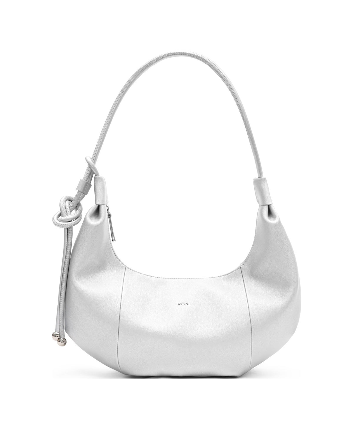 Jingle Croissant Bag in Moon Rock Silver