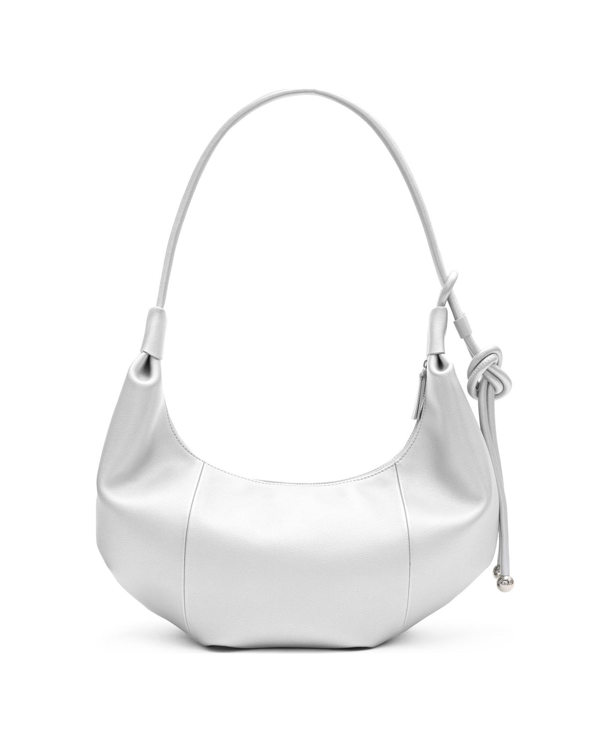 Jingle Croissant Bag in Moon Rock Silver, product view 5