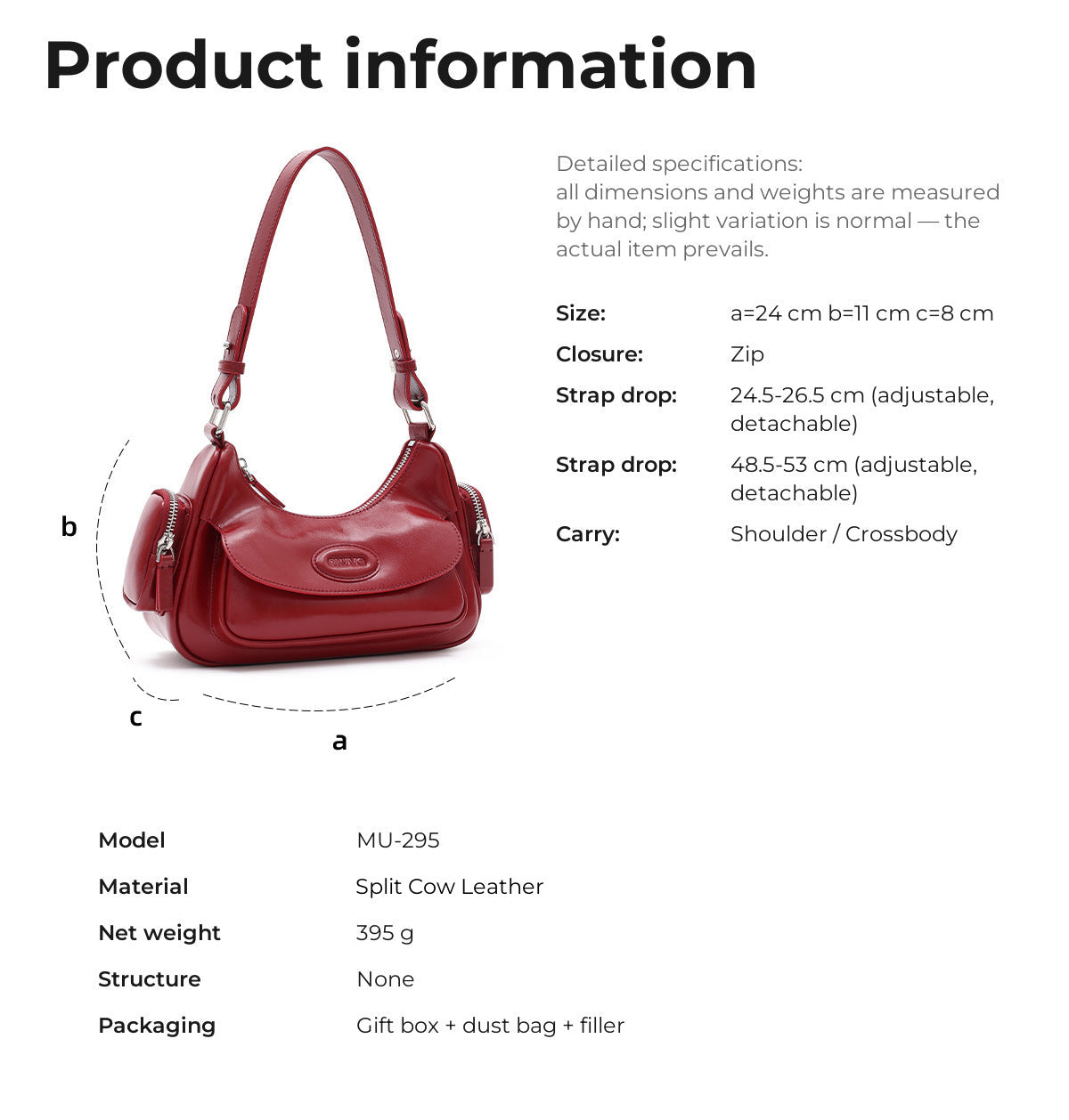 MU-295 Product information