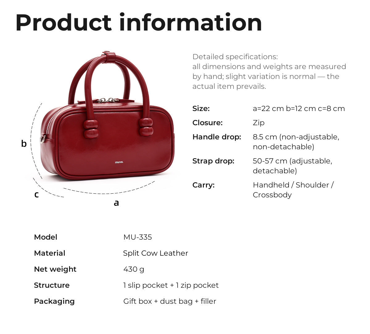 MU-335 Product information