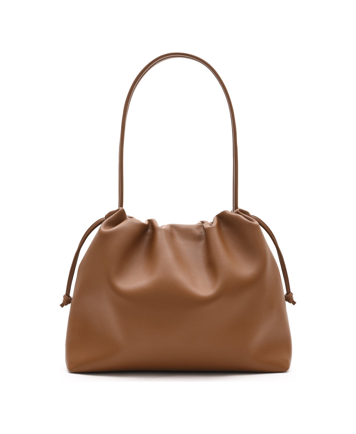 Cloud Curly Tote Bag in Caramel Brown, product view 5
