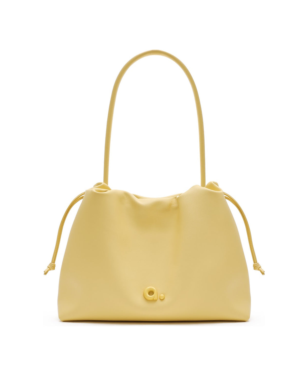 Curly Cloud Tote Bag in Creamy Yellow