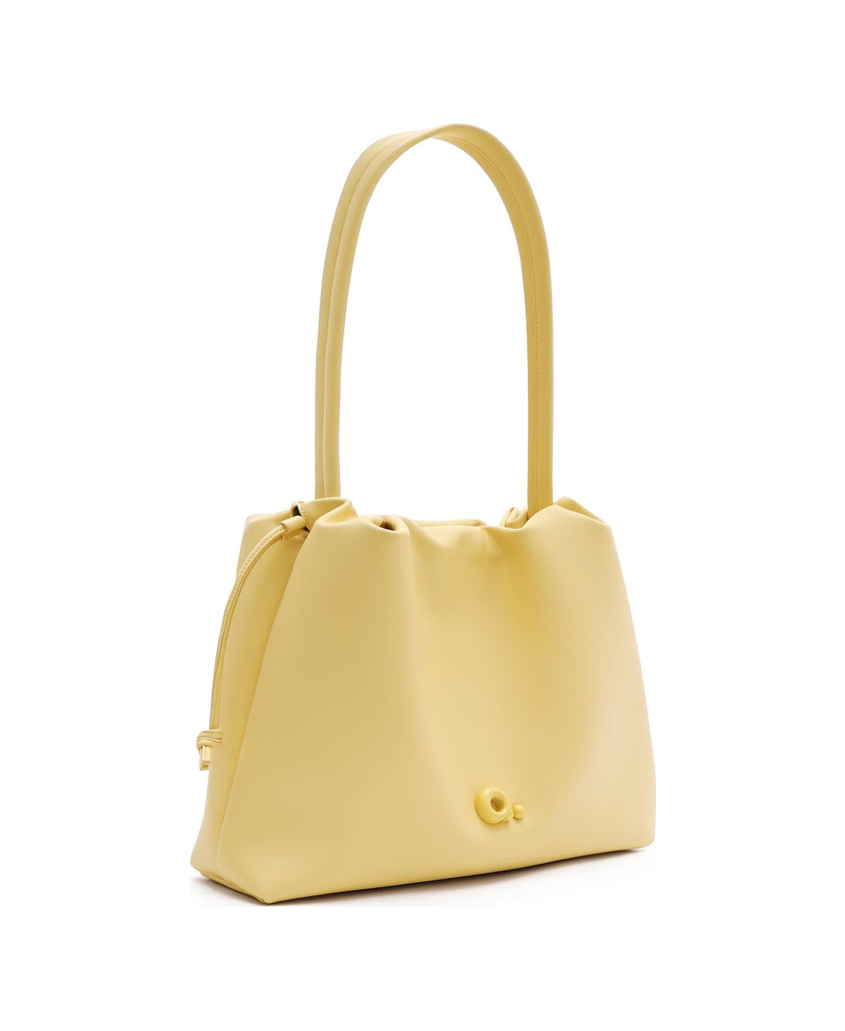 Cloud Curly Tote Bag in Creamy Yellow, product view 4