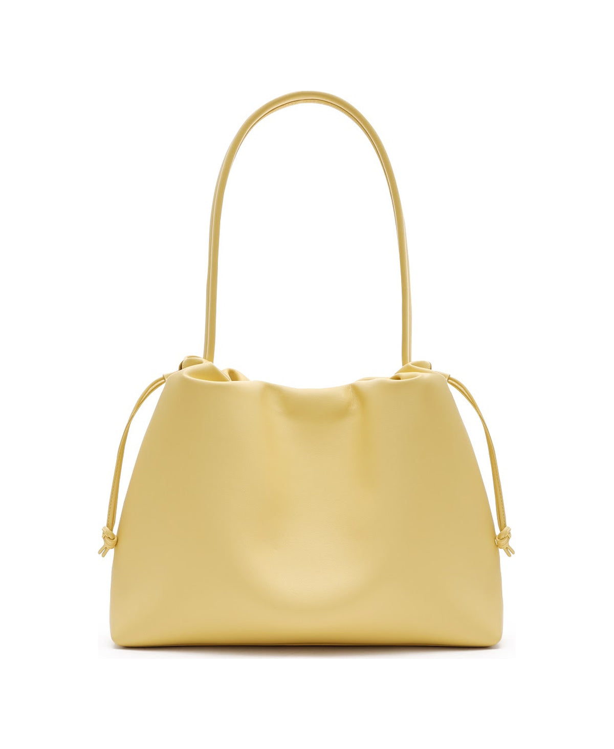 Cloud Curly Tote Bag in Creamy Yellow, product view 5