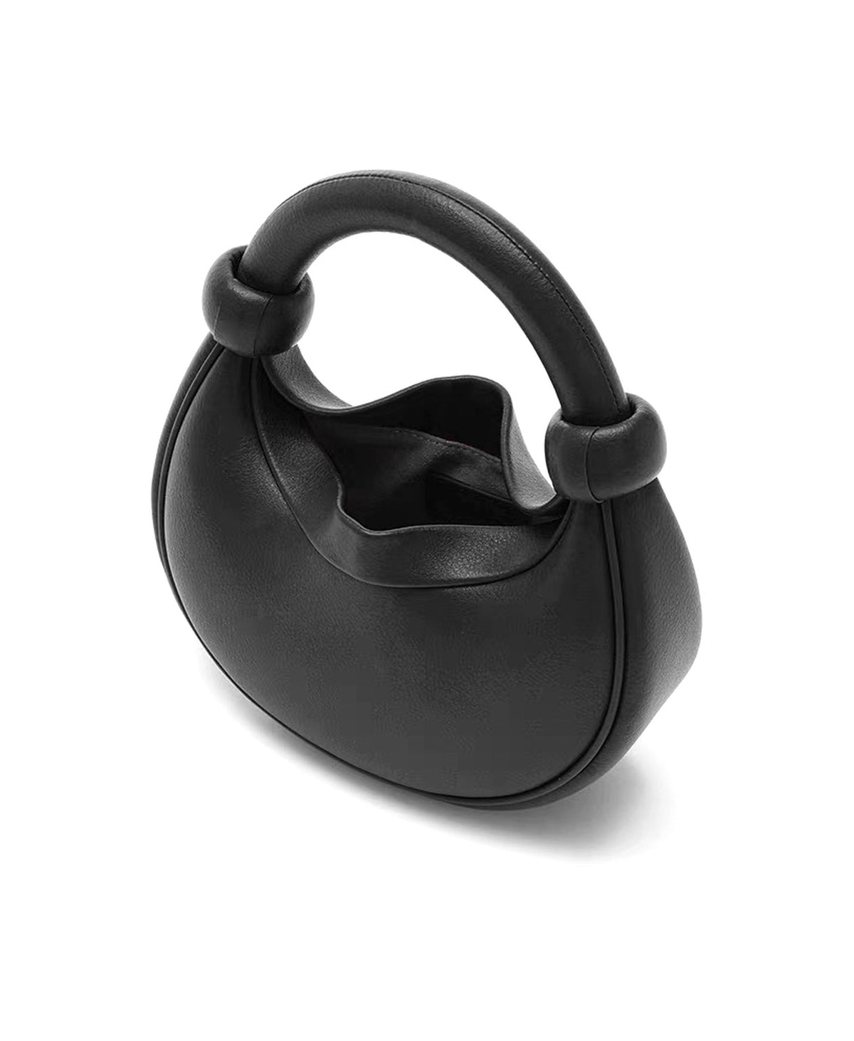 ZhuZhu Bag · Medium in Black, top view with the bag open