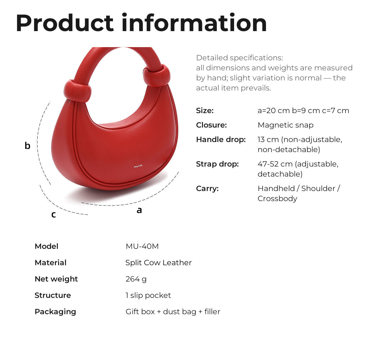MU-40M Product information