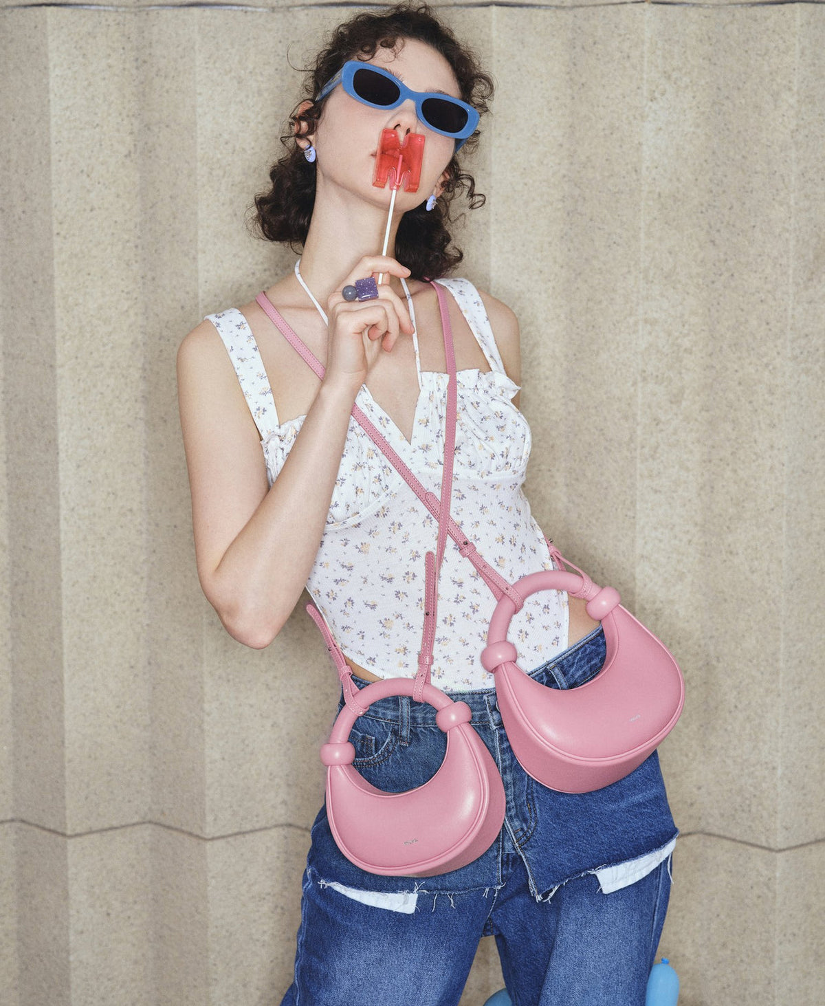 ZhuZhu Bag · Medium · Dry Rose