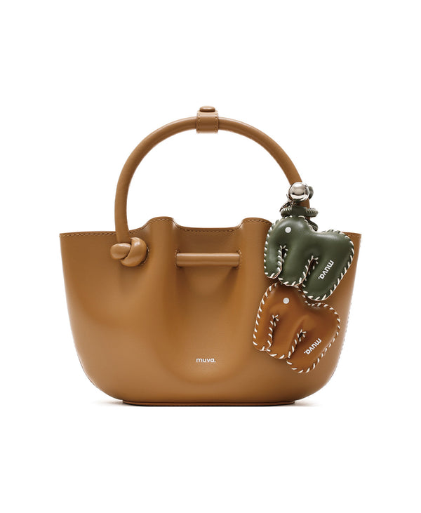 Flower Bud Bag · Caramel Brown