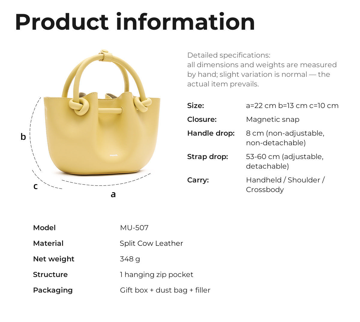 MU-507 Product information