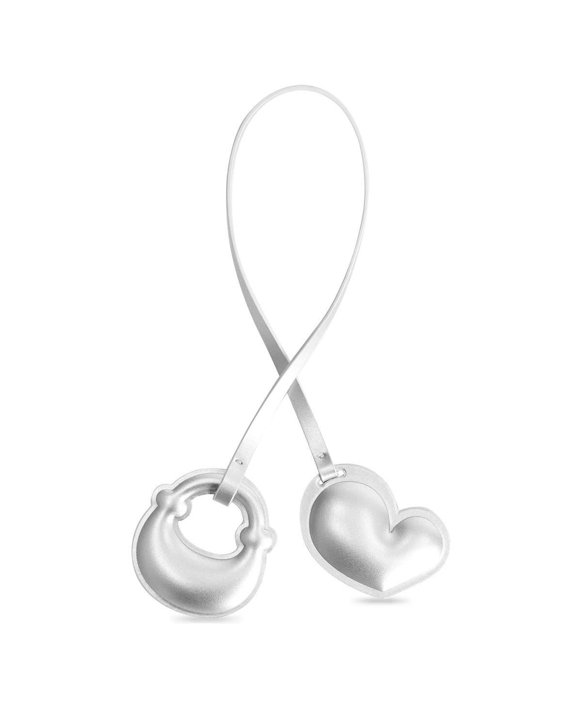 Love Heart Lanyard · Moon Rock Silver