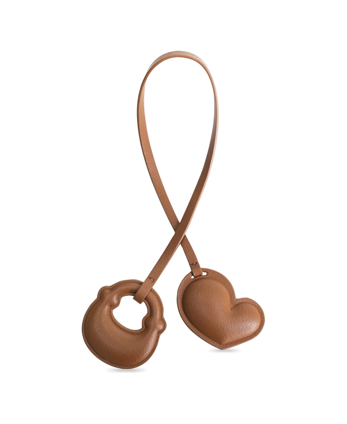 Love Heart Lanyard · Caramel Brown