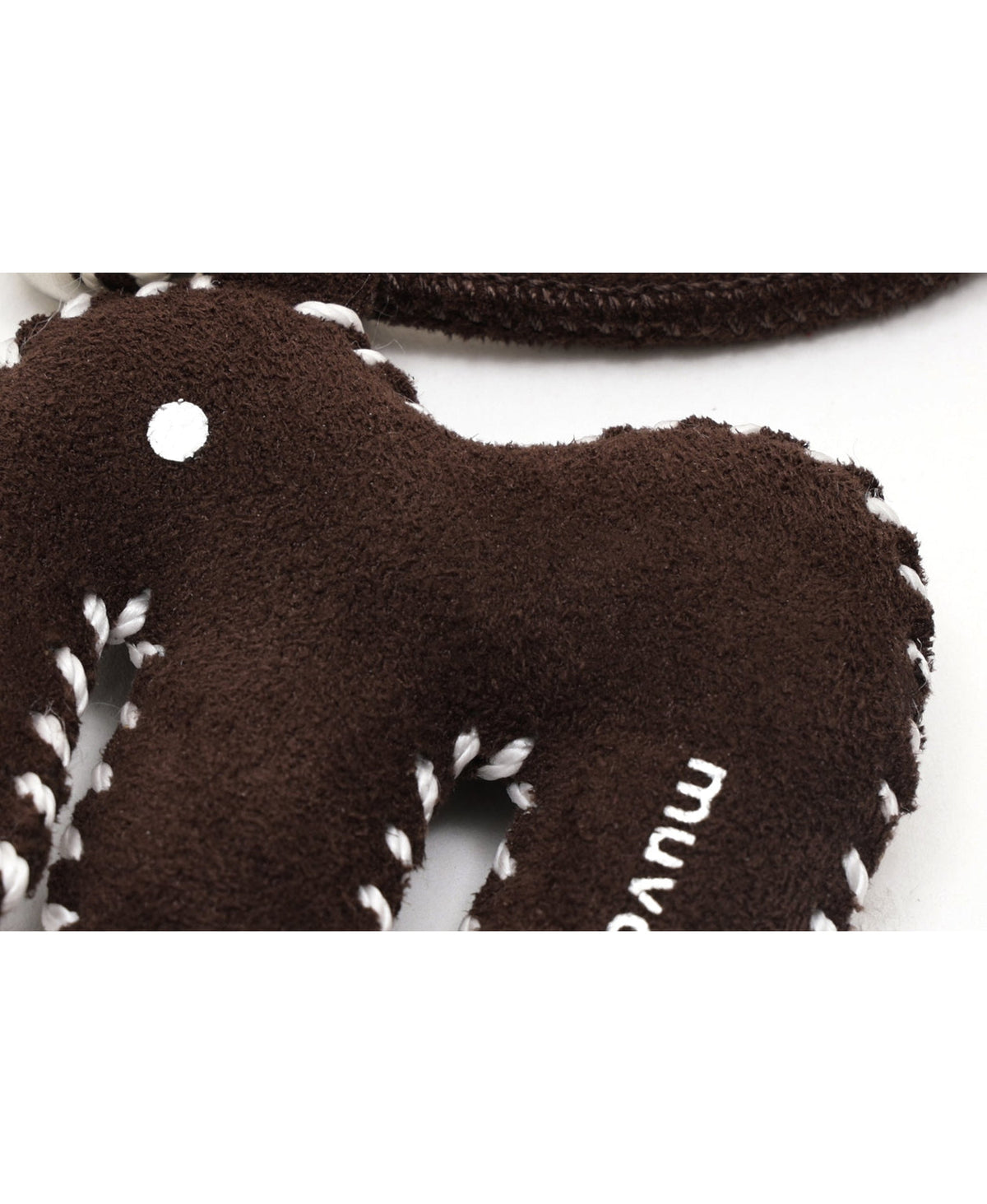 Suede Little Elephant Charm · Chocolate Brown