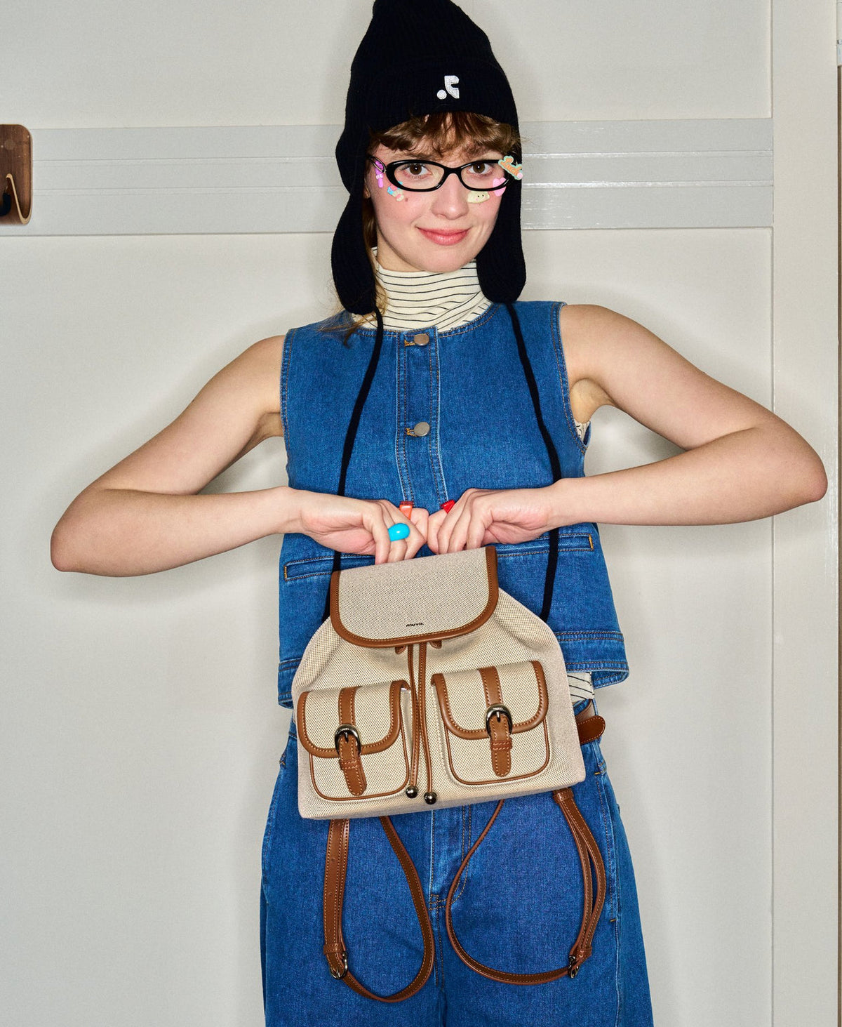 BoBo Statement Backpack · Canvas Brown