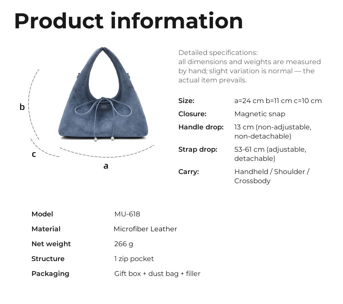 MU-618 Product information