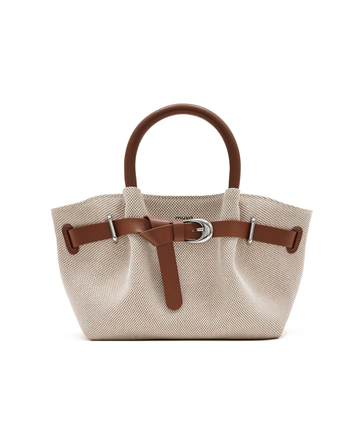 Dumpling Bag in Canvas Brown